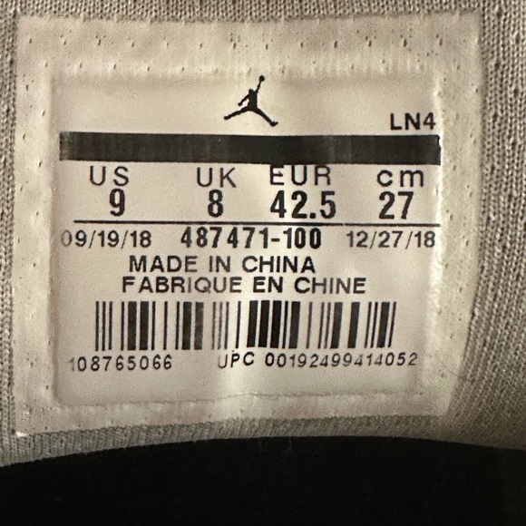 1999 Jordan 14 candy cane - Picture 6 of 7